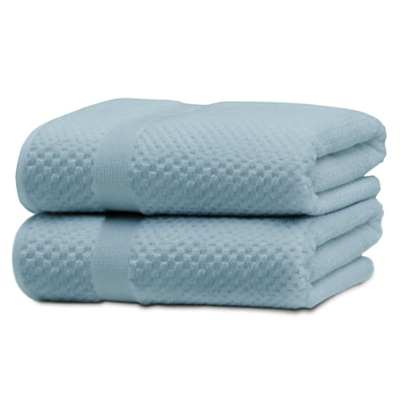 Kingrest 100% Cotton Bath Towel Sets of 2 Pieces, 2 Bath Towel, Highly Absorbent Towels for Bathroom, Gym, Hotel