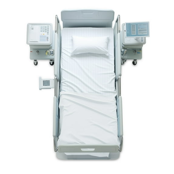Kingrest 100% Cotton Hospital Bed Sheets Set - Ultra Soft, Luxury, Breathable, Including 1 x Fitted Sheet (36" x 84" x 14"), 1 x Pillow Case (20" x 30")