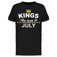 thumbnail image 1 of Kings Are Born In July Men's T-shirt, 1 of 2