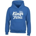 thumbnail image 1 of Kings Are Born In June Crown Printed Hoodie Best Birthday Gift Color Royal Blue X-Large, 1 of 2