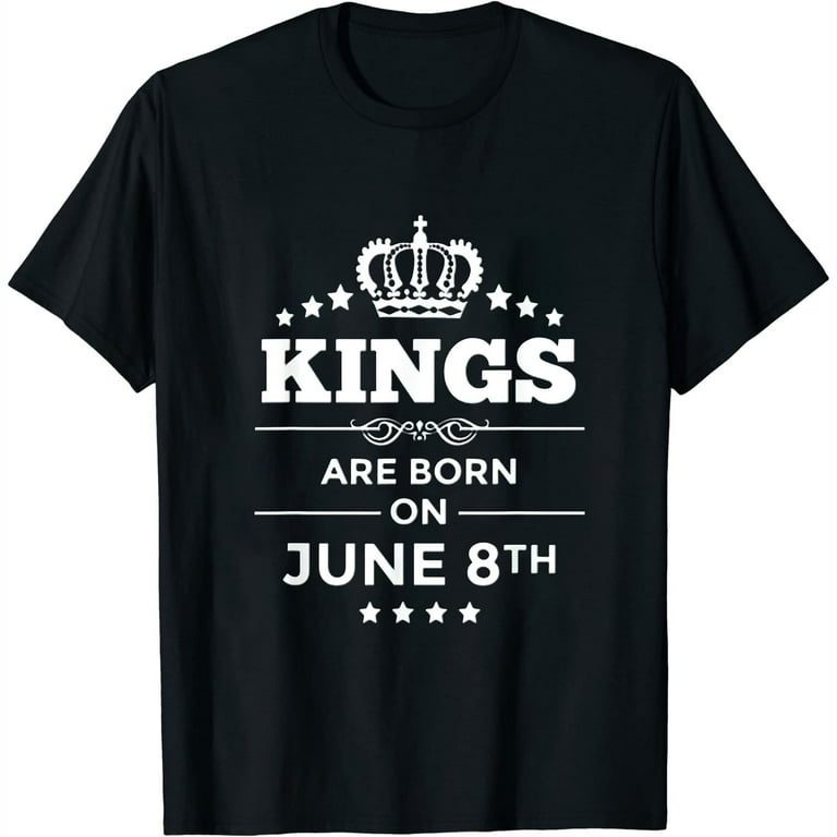 Kings Are Born In June Birthday Shirts African American Men Kings Are Born In June Birthday Shirts African American Men