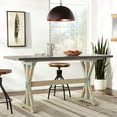 thumbnail image 1 of Kings Brand Arland Grey / Blue Wood Counter Height Rectangle Kitchen Dinette Dining Table, 1 of 7