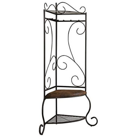 Kings Brand Corner Entryway Hallway Storage Bench With Coat Rack