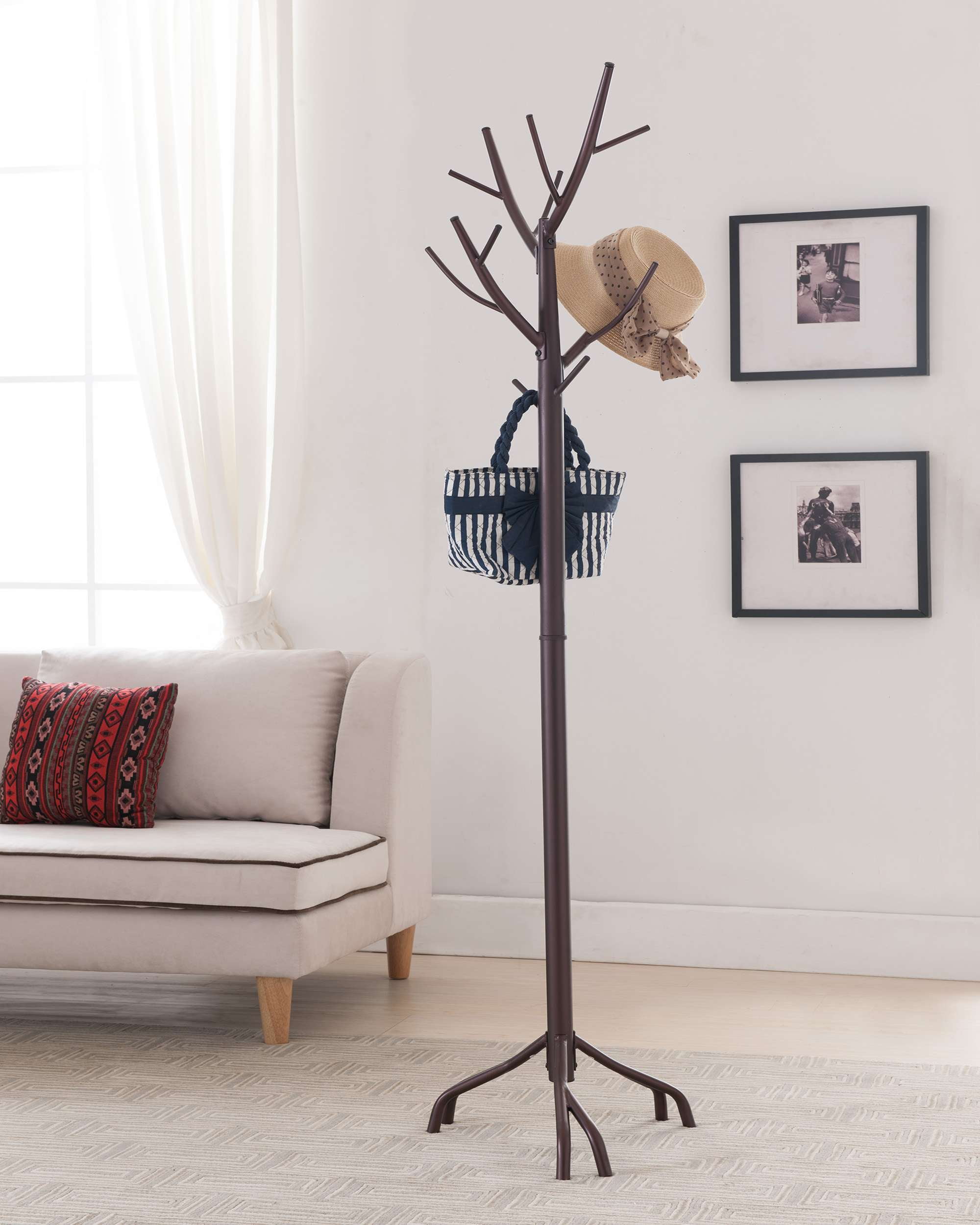 Metal tree coat rack hotsell