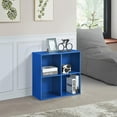 thumbnail image 1 of Kings Brand Furniture - 4 Cube Storage Organizer Book Shelf, Toy Storage Organizer for Playroom, Bedroom, Nursery School, Blue, 1 of 8