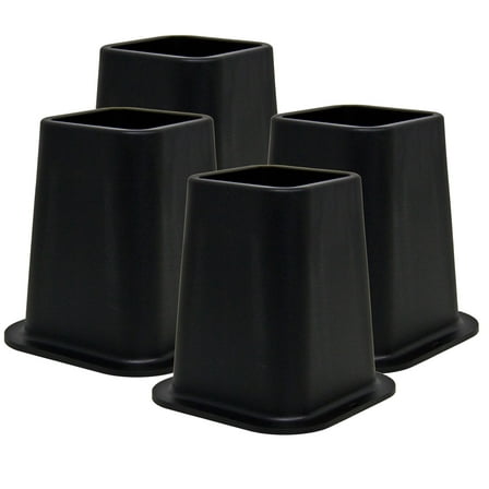 BTSD-home Heavy Duty Stackable Bed Risers, 3 or 6 inch Furniture ...