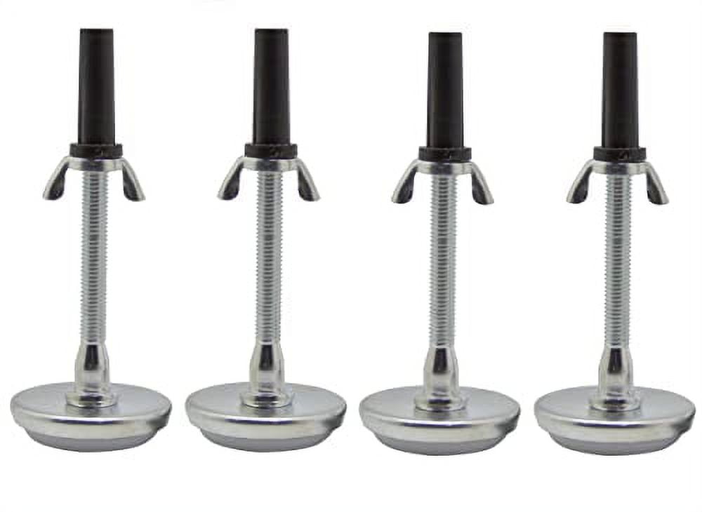 Kings Brand Furniture Adjustable 5.8" Threaded Bed Frame Riser Glide