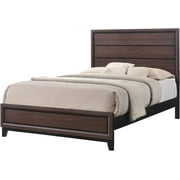 Kings Brand Furniture – Athens Brown Wood Queen Size Bed