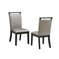 thumbnail image 1 of Kings Brand Furniture - Austin Upholstered Dining Room Side Chairs, Set of 2, Gray/Cappuccino, 1 of 3