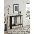 thumbnail image 1 of Kings Brand Furniture Console Table with Lower Shelf for Entryway, Hallway, Living Room (Espresso), 1 of 8