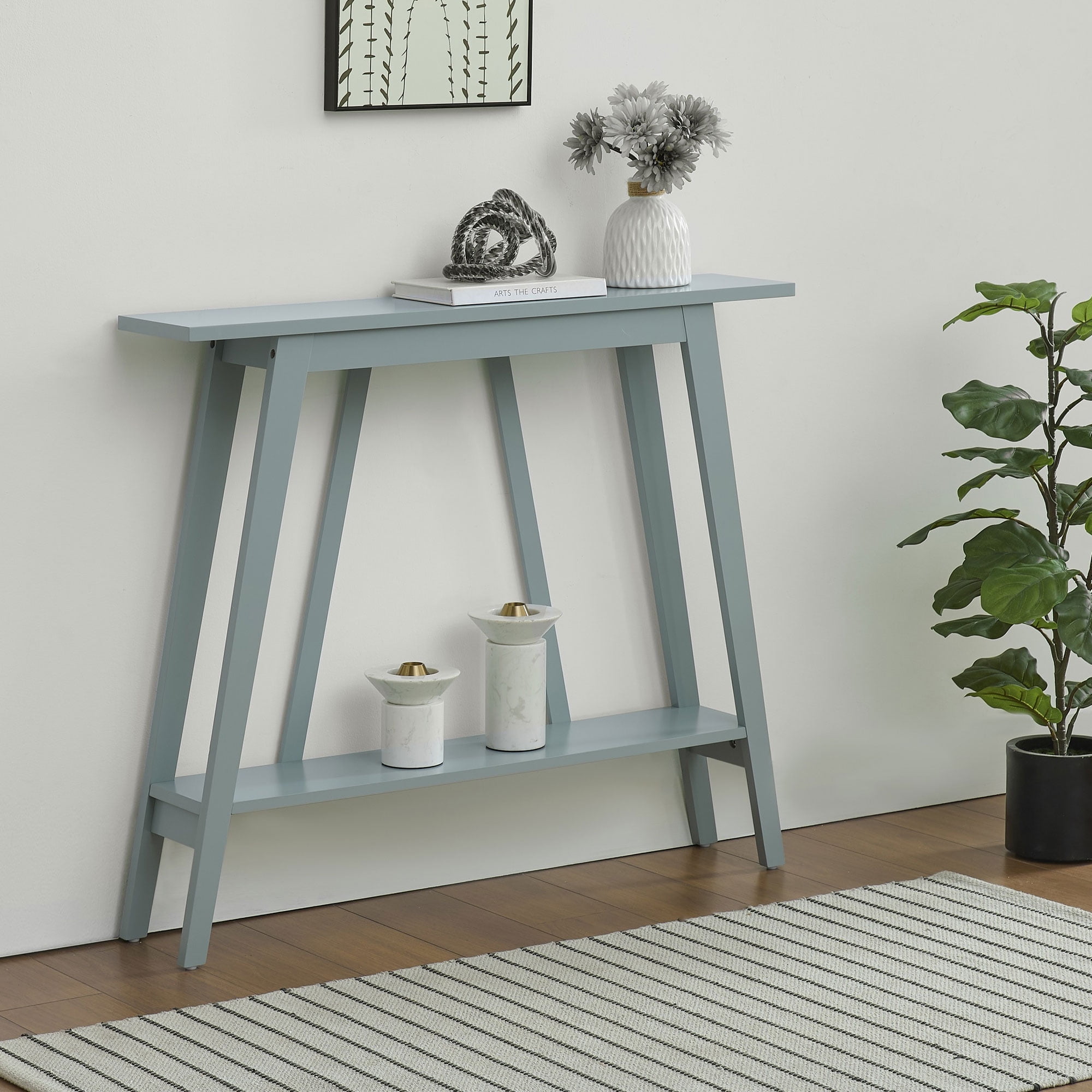 Kings Brand Furniture - Console Table, Narrow Sofa Table with Storage ...