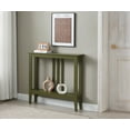 thumbnail image 1 of Kings Brand Furniture - Entryway Table - Narrow Console Table - Console Table with Storage - Hallway Decor - Wood Console Tables for Entryway - Narrow Console Sofa Side Table - Foyer - Avocado, 1 of 5
