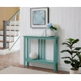 thumbnail image 1 of Kings Brand Furniture - Entryway Table - Narrow Console Table - Console Table with Storage - Hallway Decor - Wood Console Tables for Entryway - Narrow Console Sofa Side Table - Foyer - Teal, 1 of 7