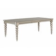 thumbnail image 1 of Kings Brand Furniture - Hamlin 84" Wood Rectangular Extendable Dining Room Table, Champagne, 1 of 4