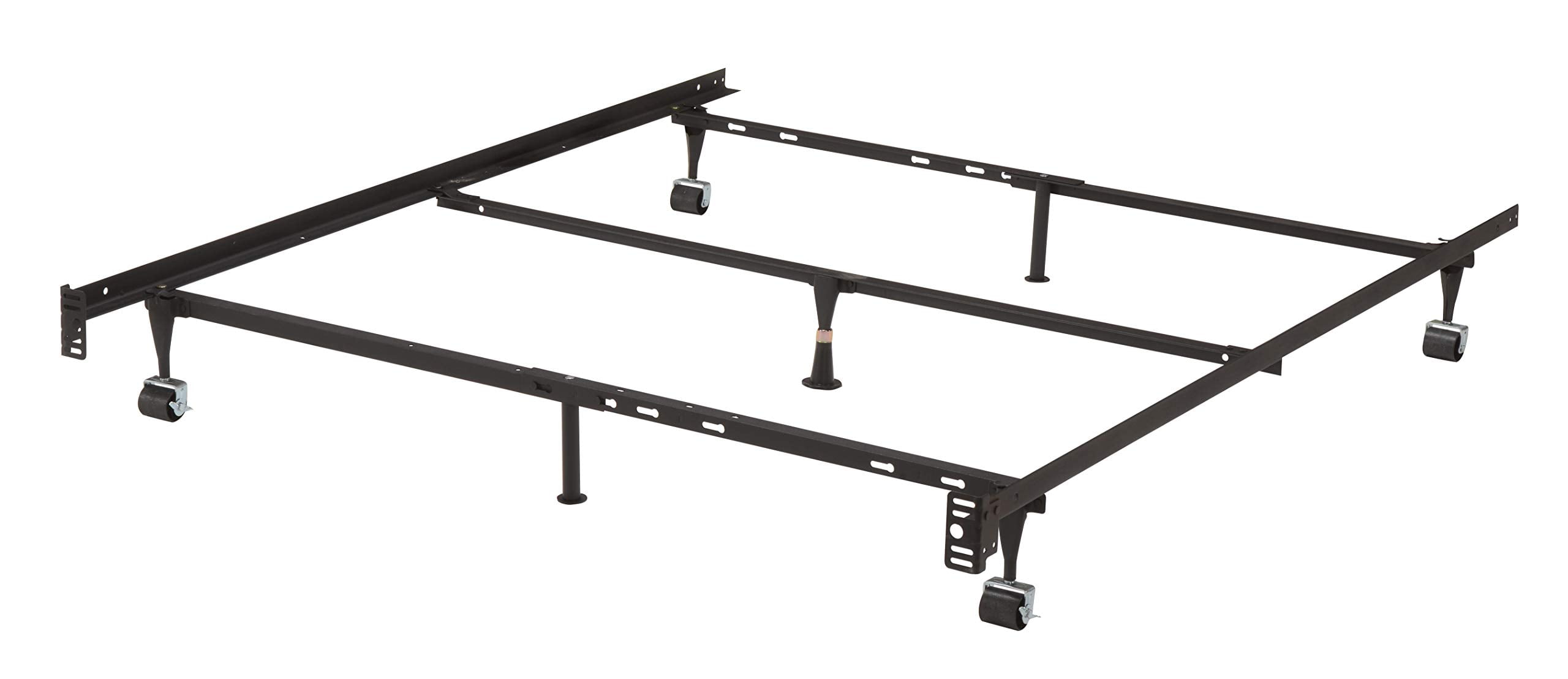 Kings Brand Furniture Heavy Duty Commercial Metal Adjustable Bed Frame