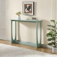 thumbnail image 1 of Kings Brand Furniture Olive Console Table – Wood Rectangular Entryway Table with Sculptural Open-Loop Legs, Modern Accent Table for Living Room or Hallway (Blue), 1 of 5