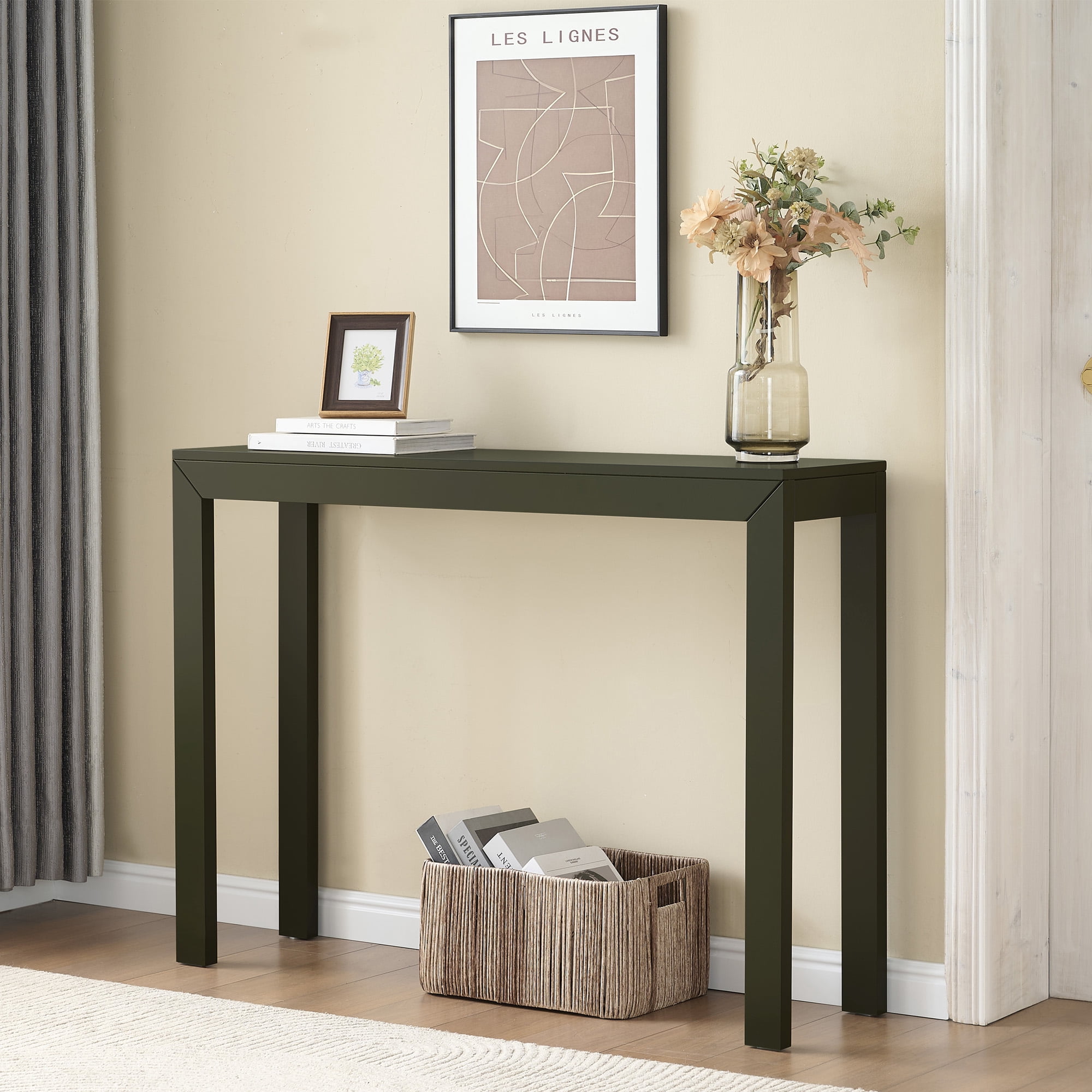 Kings Brand Furniture Russel Console Table - Modern Entryway Sofa Table ...