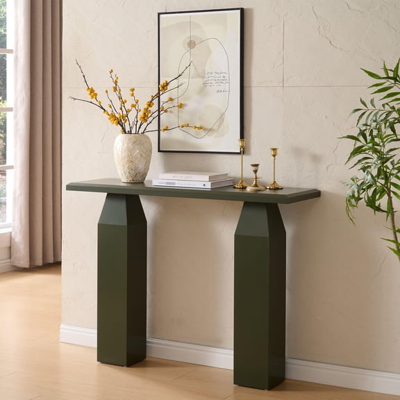 Pedestal Console Table