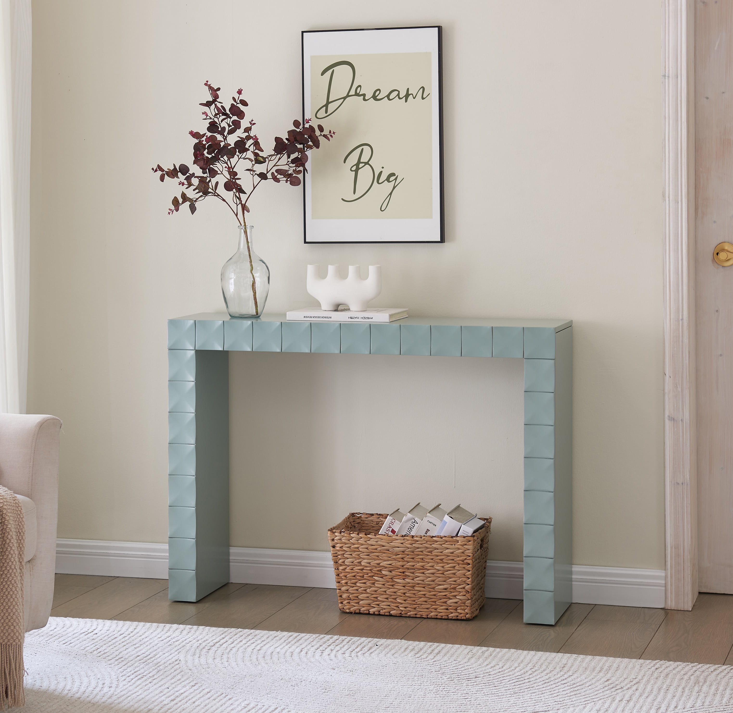 Kings Brand Furniture Turlock Wooden Console Table - Contemporary Thin ...