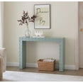 thumbnail image 1 of Kings Brand Furniture Turlock Wooden Console Table - Contemporary Thin Sofa Table, Side Table, Entryway Table, Display Table Perfect for Hallway, Living Room, Foyer (Blue), 1 of 5