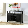 thumbnail image 1 of Kings Brand Furniture Wine Rack, Black, 1 of 6