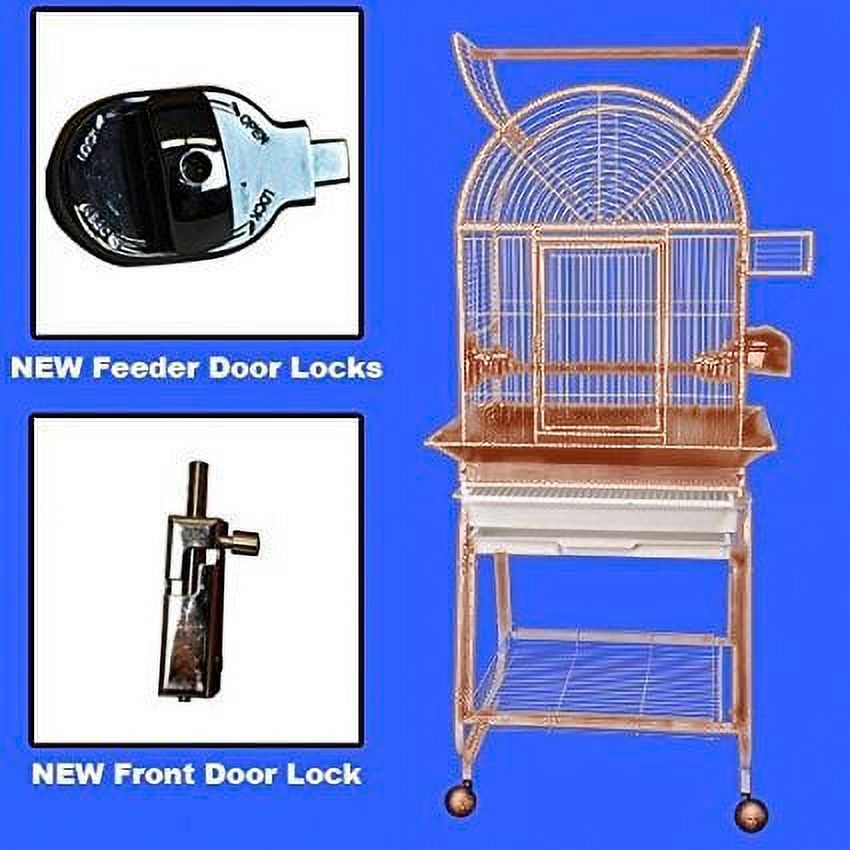 Kings Cages SLT 502A Superior Line Arch Top. 22X17X58. (Coppertone