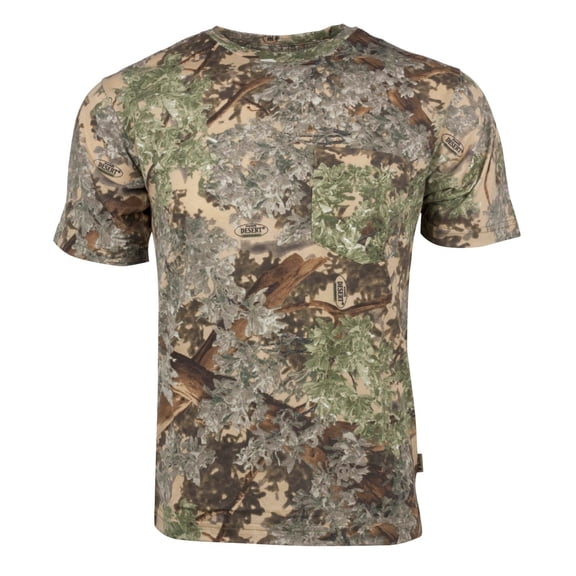 Kings Camo Classic Cotton Short Sleeve Shirt Desert Shadow Large
