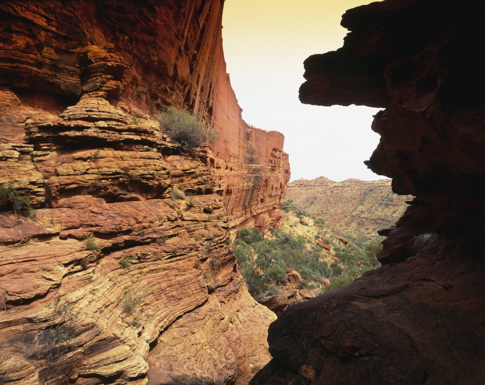 Kings Canyon Northern Territory Australia Canvas Art - David Kirkland Design Pics (34 x 26)