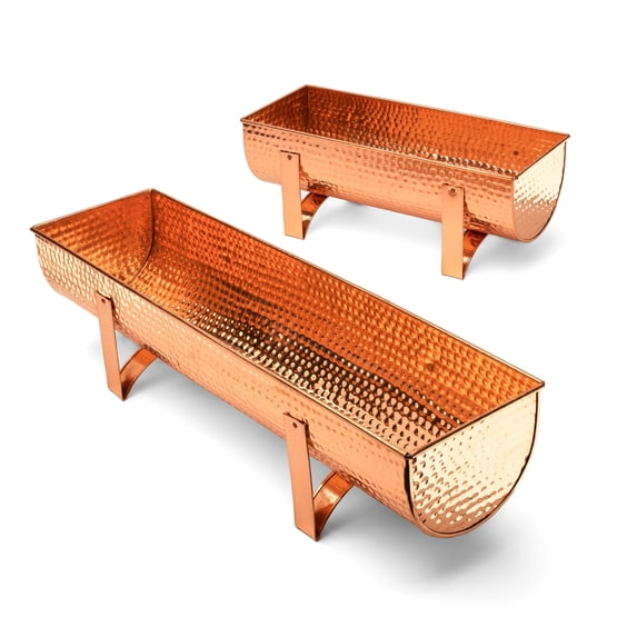 Kings County Tools 15.5” Indoor/Outdoor Copper Window Planter Box