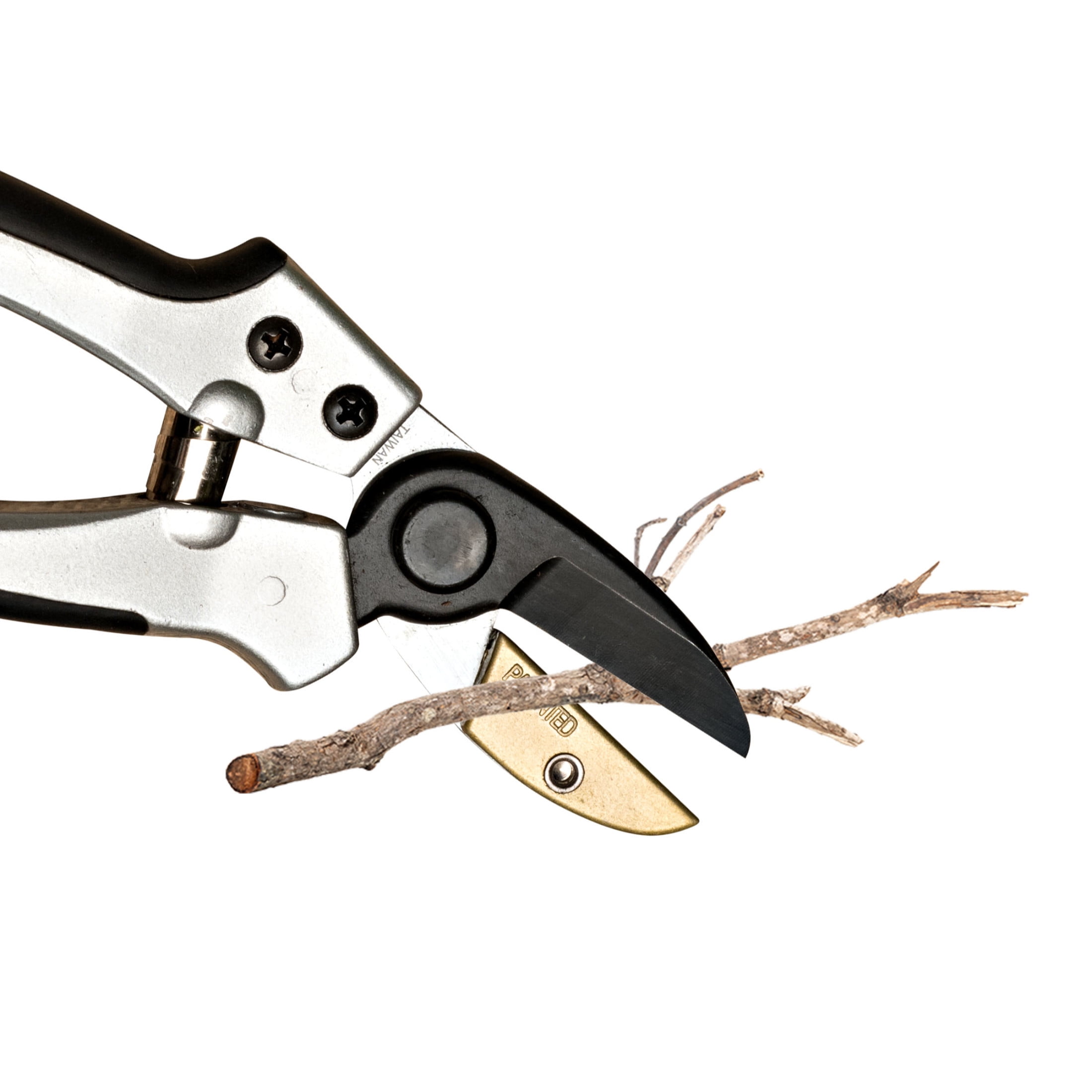 Kings County Tools 7.75” Heavy Duty Anvil Pruning Shears for Gardening - Small Branch Cutter