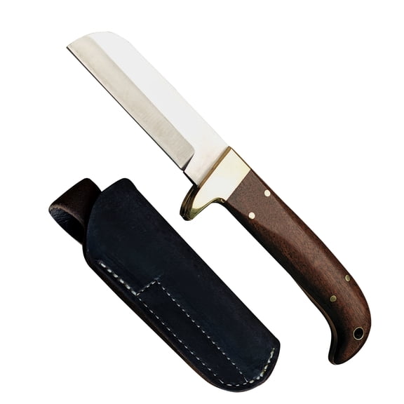 Kings County Tools 8.75in Sailors Rigging Knife with 3.75in Fixed Sheepsfoot Blade