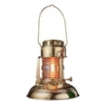 thumbnail image 1 of Kings County Tools 8” Tall Railroad-Style Oil Lamp with Brass Body, 1 of 6