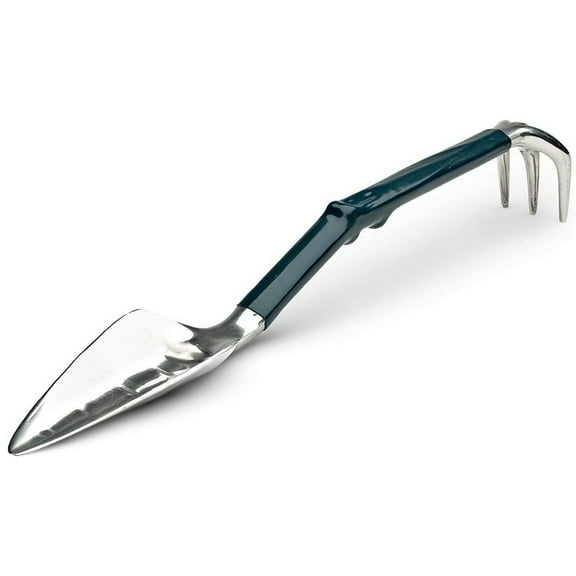 Kings County Tools Garden Shovel and Rake Combo - Garden Hoe and Trowel