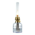 thumbnail image 1 of Kings County Tools Glass Oil Lamp - 15.5” Tall Decorative Lantern (Blue), 1 of 5
