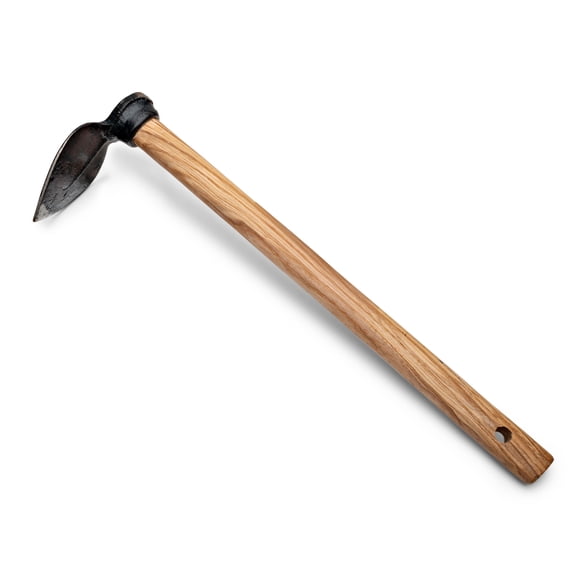 Kings County Tools Hoe Garden Tool - 16.5 Leaf-Shaped Steel Garden Hoe