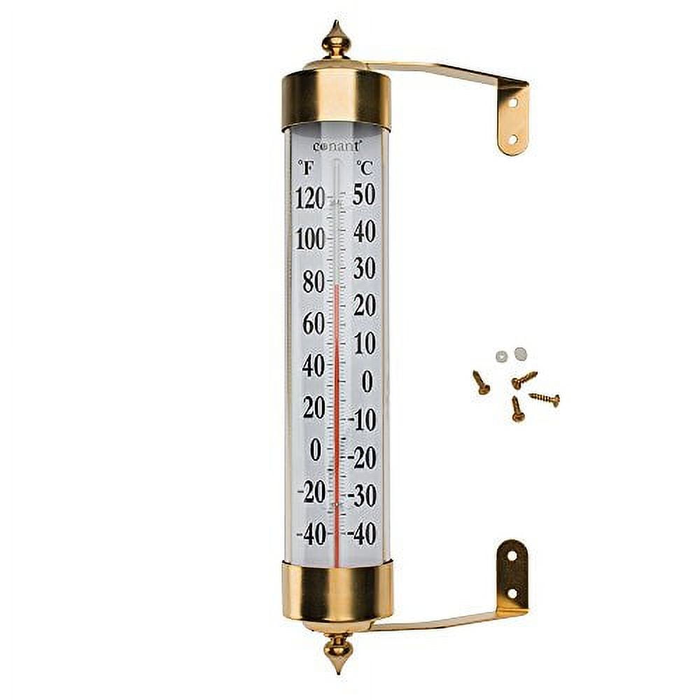 Aluminum Outdoor Thermometers - 3.125 W x 11.5 H
