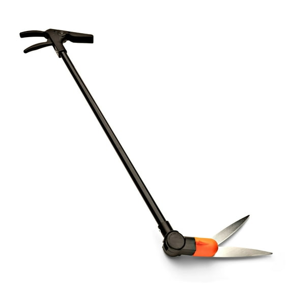 Kings County Tools Long Handle Grass Shears - 36 Edging Tool with 6 Swiveling Steel Blades