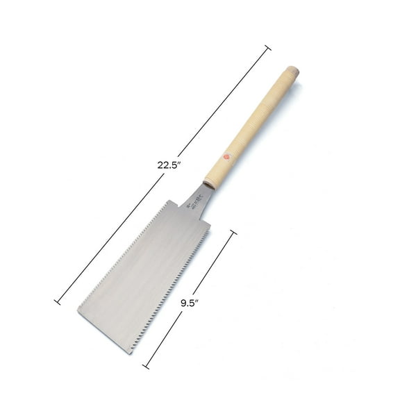 Kings County Tools Ryoba Japanese Pull Saw - 9.5 Hand Saw for Wood Cutting