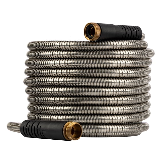 Kings County Tools Stainless Steel Hose - Kink Proof 75 Foot Garden Hose