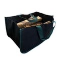 thumbnail image 1 of Kings County Tools Waxed Canvas Firewood Carrier Bag - Double Thick Heavy Duty Stand Up Wood Carrier Fits 9 Logs, 1 of 8