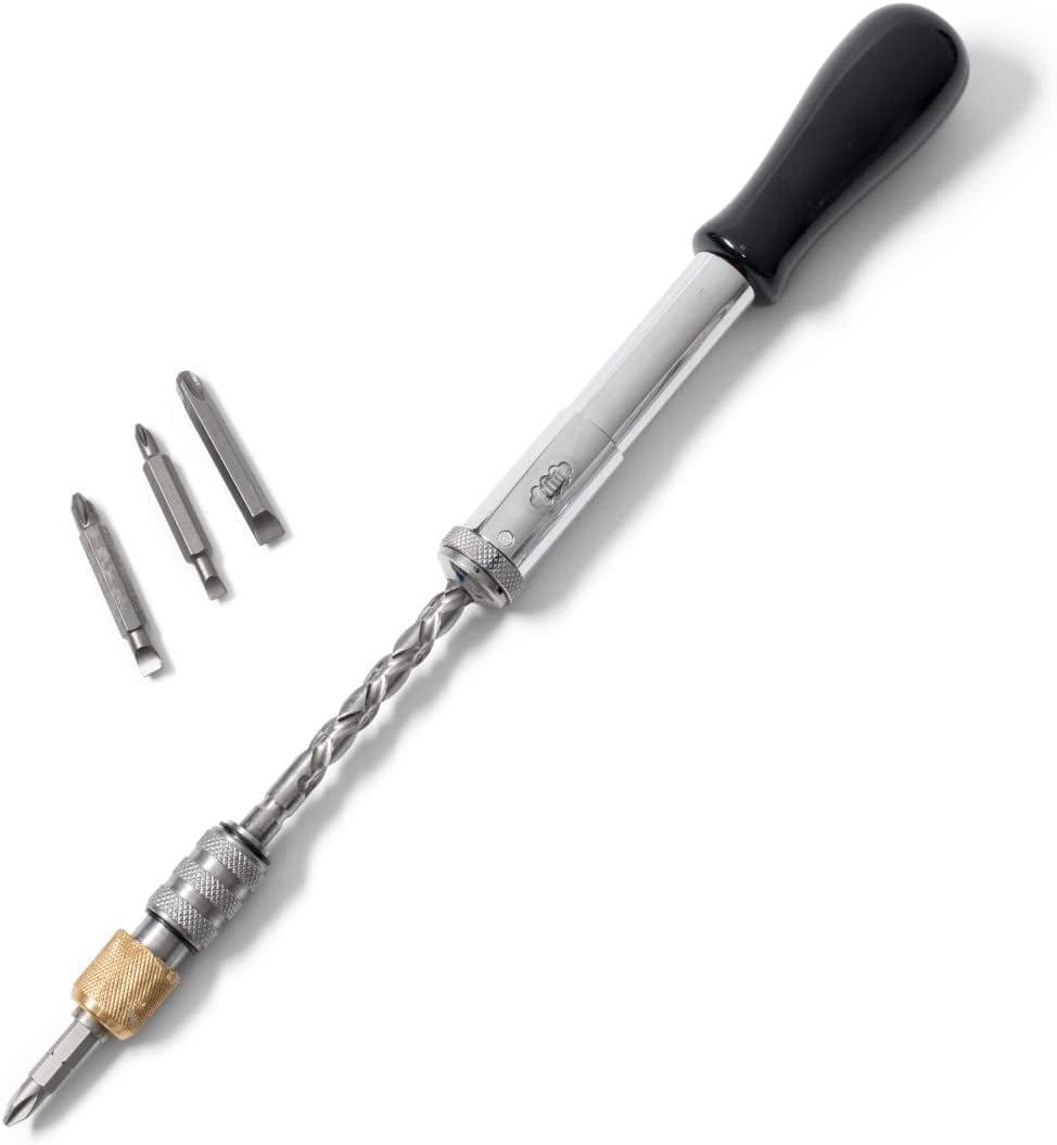 Kings County Tools Yankee Style Screwdriver 7 DoubleSided Bits Included Rotating Barrel