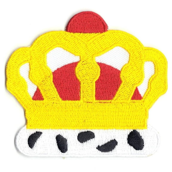 Kings Crown Iron On Patch
