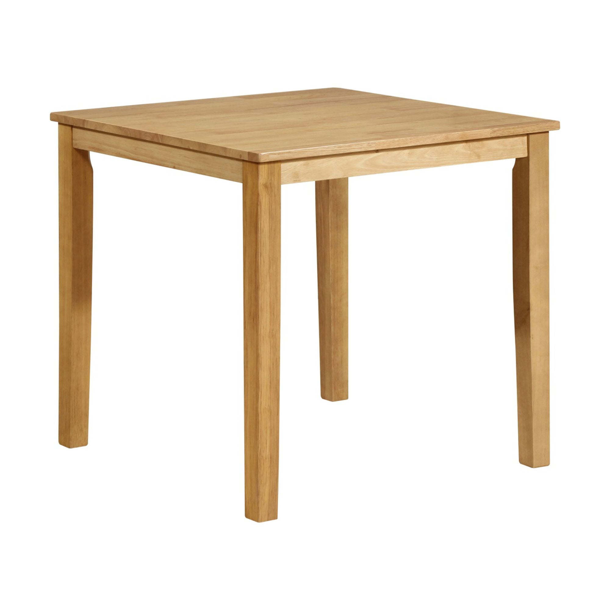 Room Designs Dining Table 30" Natural Oak Traditional Square