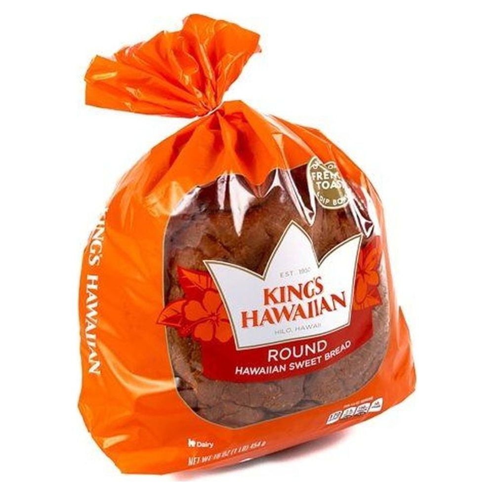 Kings Hawaiian Original Sweet Round Bread, 16 Ounce -- 6 Per Case ...