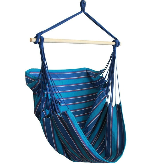 Kings Pond Enterprises 10041-KP Hammaka Woven Hammock Chair - Blue