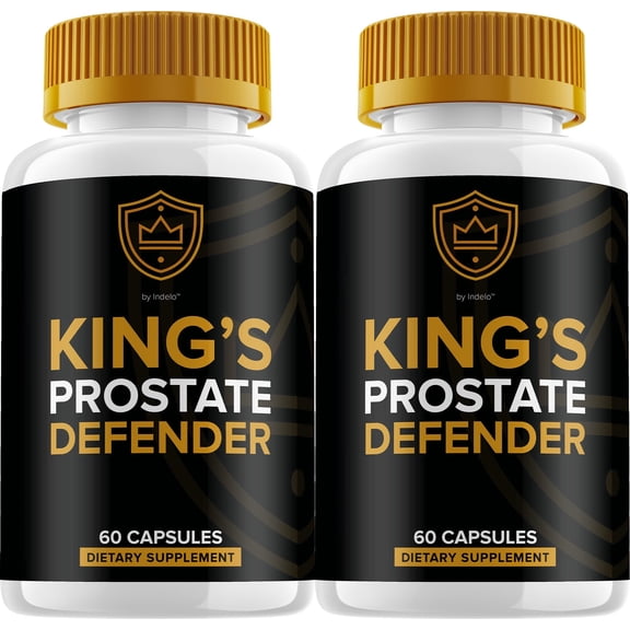 Kings Prostate Defender for Men KingsProstateDefender Advanced Formula for Male Health Supplement, Reviews, 2 Pack, 120 Capsules