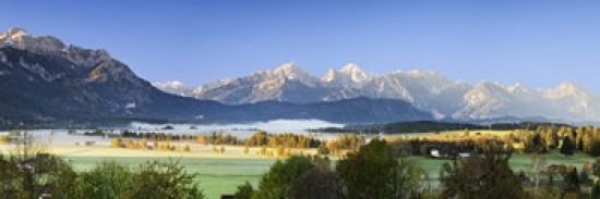Kings Region and Allgau Alps Bavaria Germany Canvas Art - Panoramic Images (36 x 12)