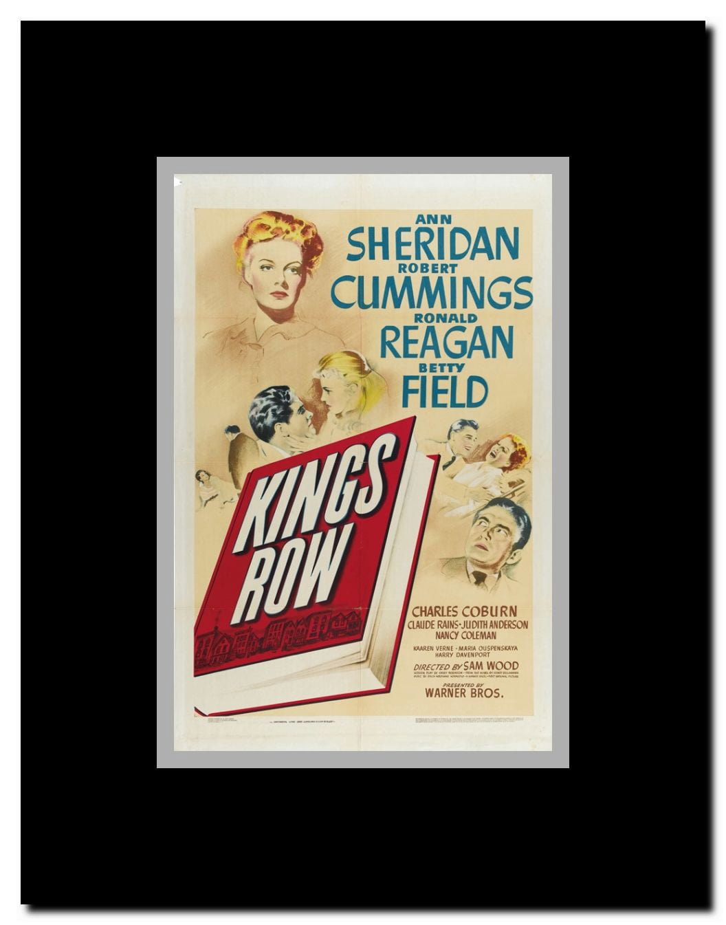 Kings Row Framed Movie Poster