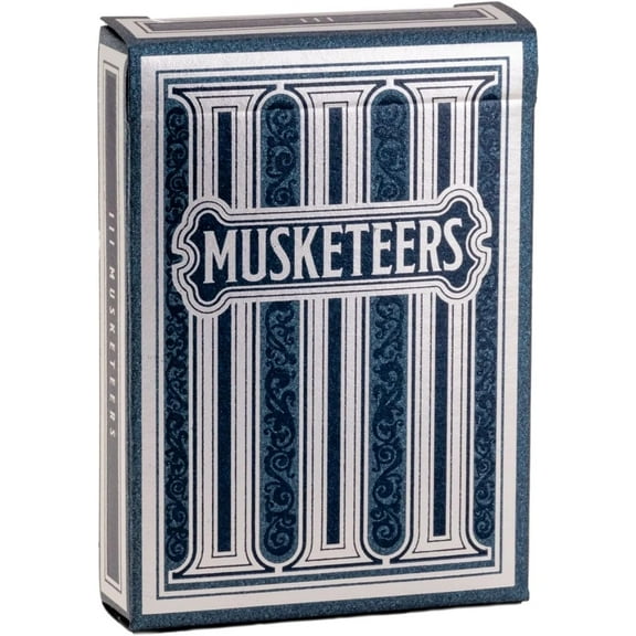 Kings Wild Project 3 Musketeers Premium Playing Cards - Standard Edition, Poker Size Custom Index
