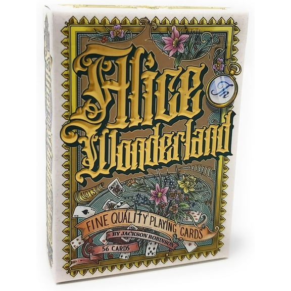 Kings Wild Project Alice in Wonderland Fine Quality Playing Cards, Poker Size Custom Index